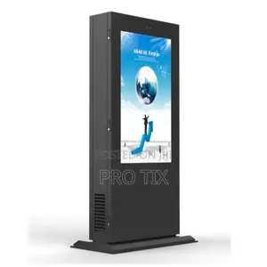 55” Outdoor Touch Signage 2000nits I3 8gb Ip65 Floor Stand
