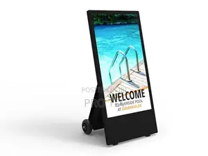 55” Outdoor a-Board Signage 1800nits Touch Android Battery