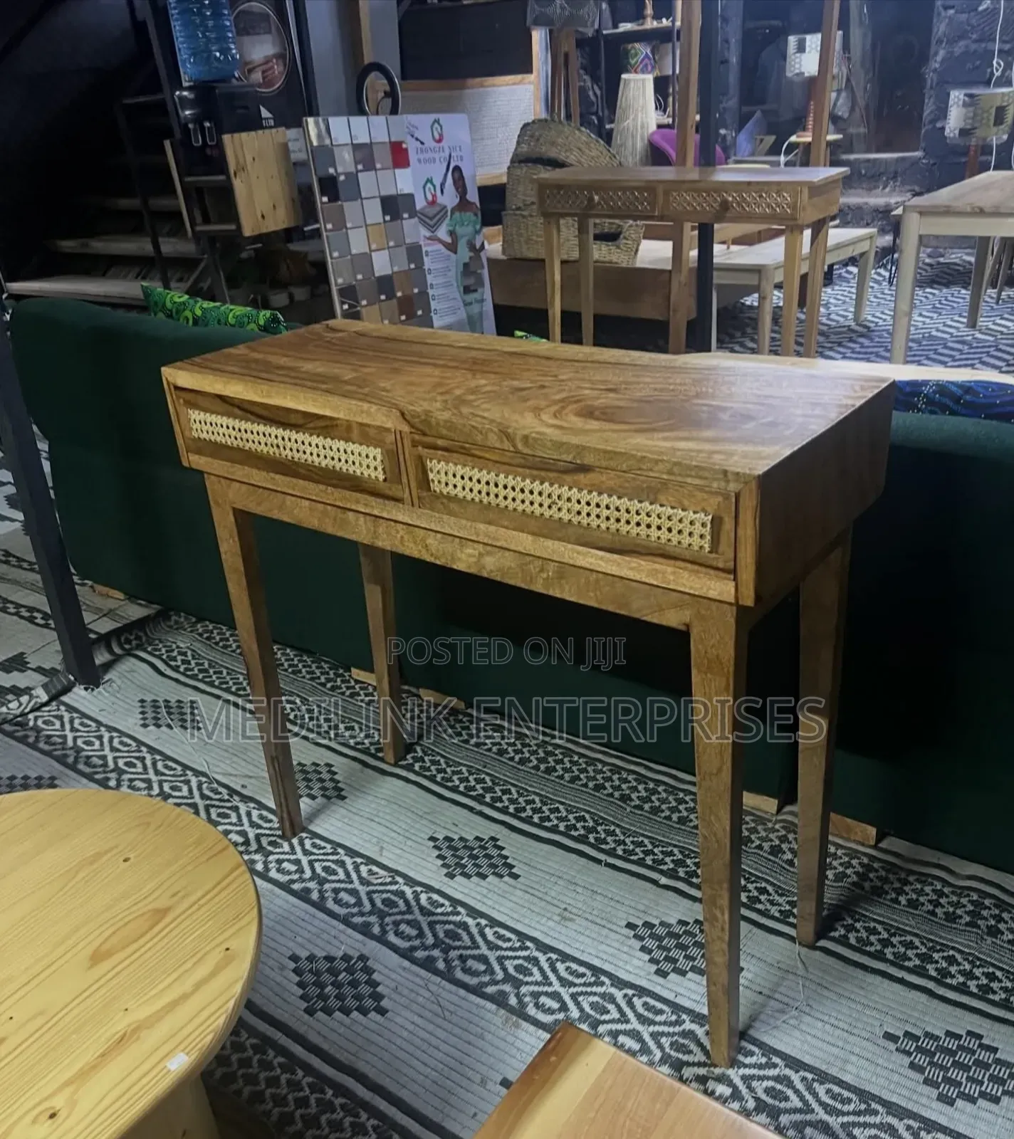 Rattaned Mango Magnolia Console Tables