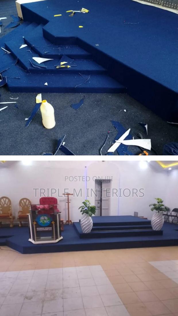 Bold Yet Calm |Altar Blue Delta Carpet Collection