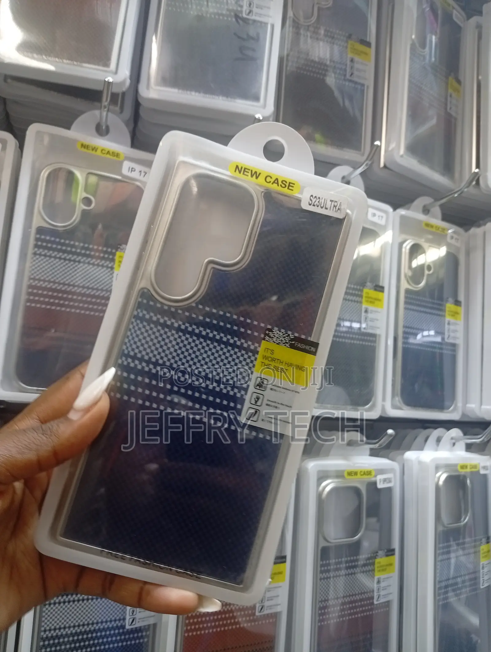 Samsung Galaxy S23 Ultra Armid Fiber Pattern Cover Case .