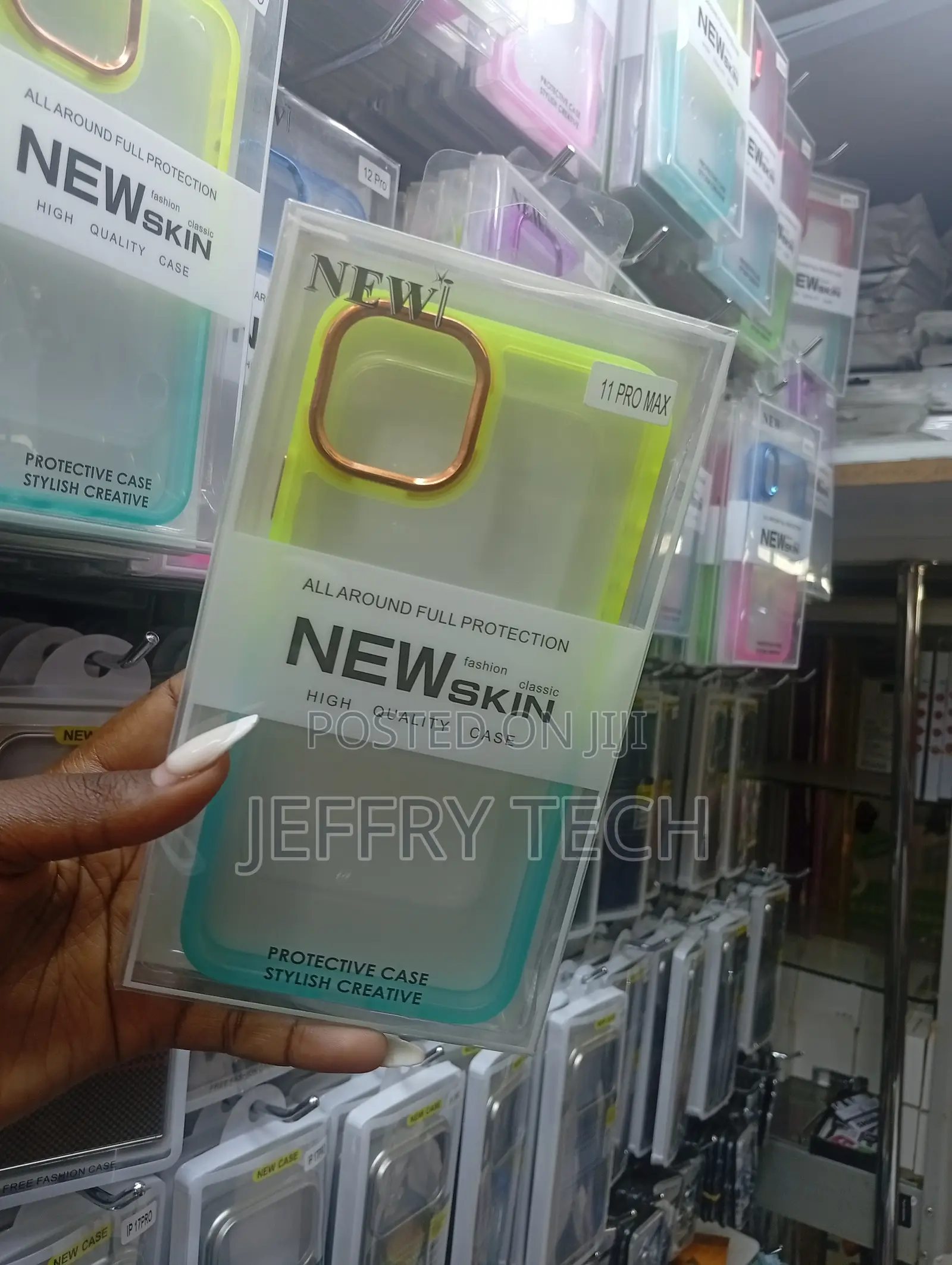 Stylish Candy Color Jelly Wavy Side Phone Case iPhone 11 Pro Max