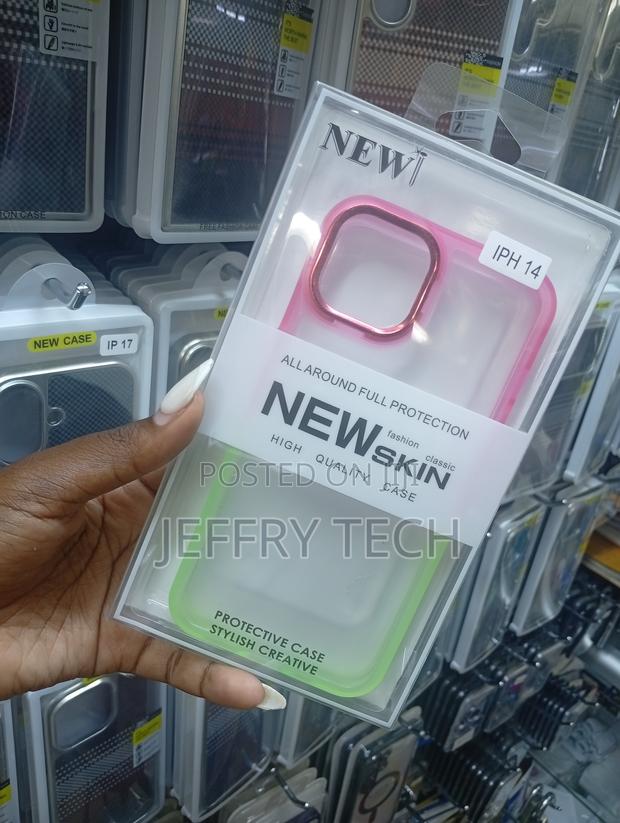 Gradient Clear Phone Case Cover for iPhone 14 - thumbnail 2