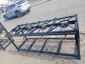 Durable Heavy Mild Steel High Pressure Four Burner.