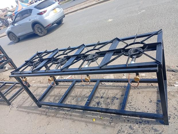 Durable Heavy Mild Steel High Pressure Four Burner.
