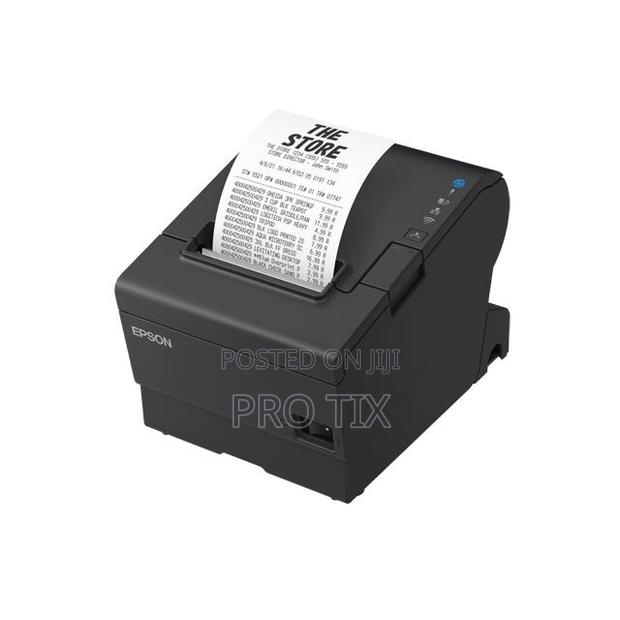 Epson Tm-t88vii Receipt Printer Usb Ethernet Pusb Black