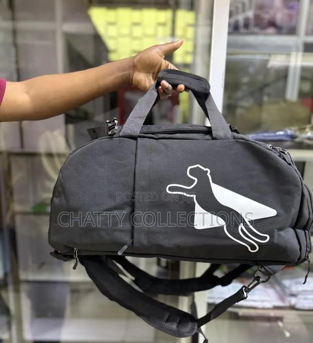 Unisex Black Puma Waterproof Sports/Gym /Travel Duffle Bags