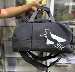 Unisex Black Puma Waterproof Sports/Gym /Travel Duffle Bags