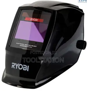 Welding Helmet Adj 92.5x42.5mm Variable Shade Control Rwh-500f Ryobi