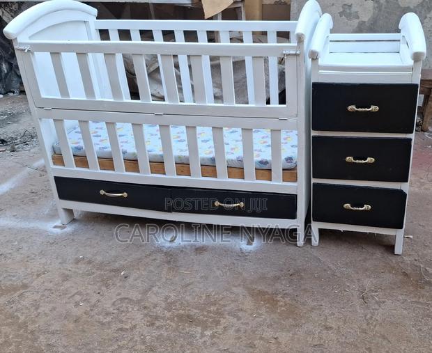 Baby Bed With Drawers
