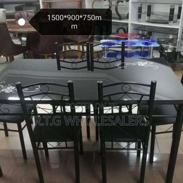 Executive 6-Seater Dining Table Set Modern Luxury