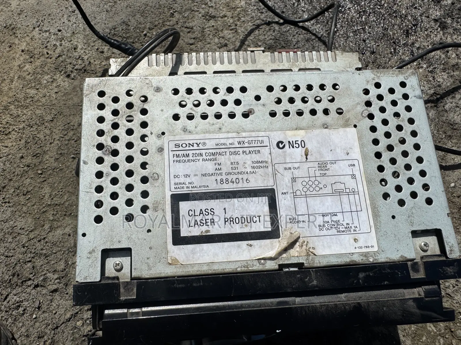 Original Sonny Wx-Gt77ui Car Radio