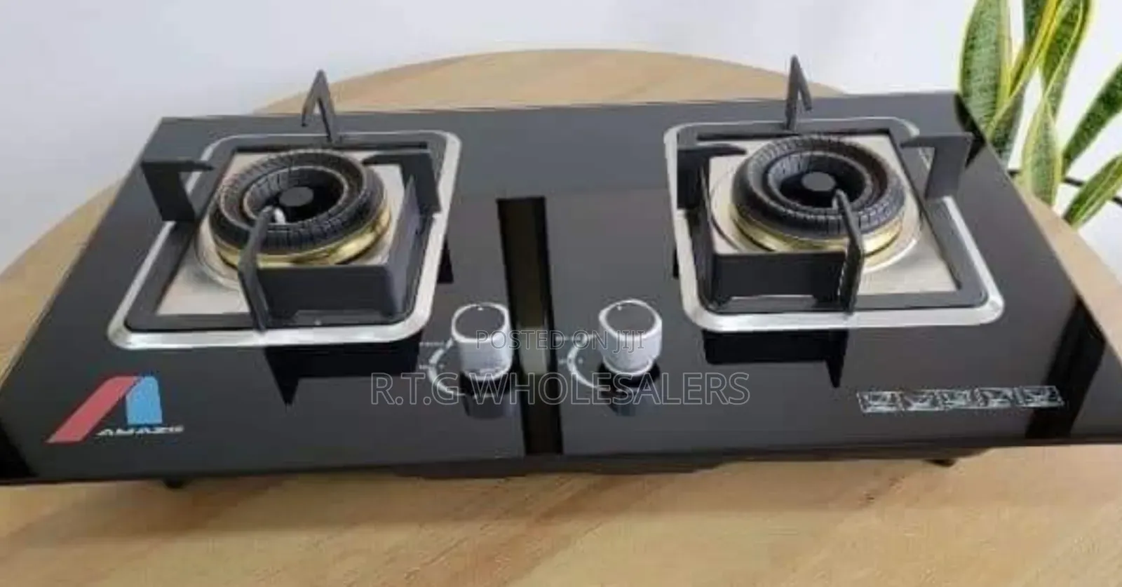 Amaze 2-Burner Glass Inbuilt Hob Cooker