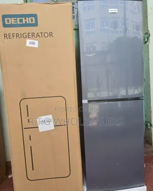 Decho 250l Double Door Refrigerator - Spacious Cooling