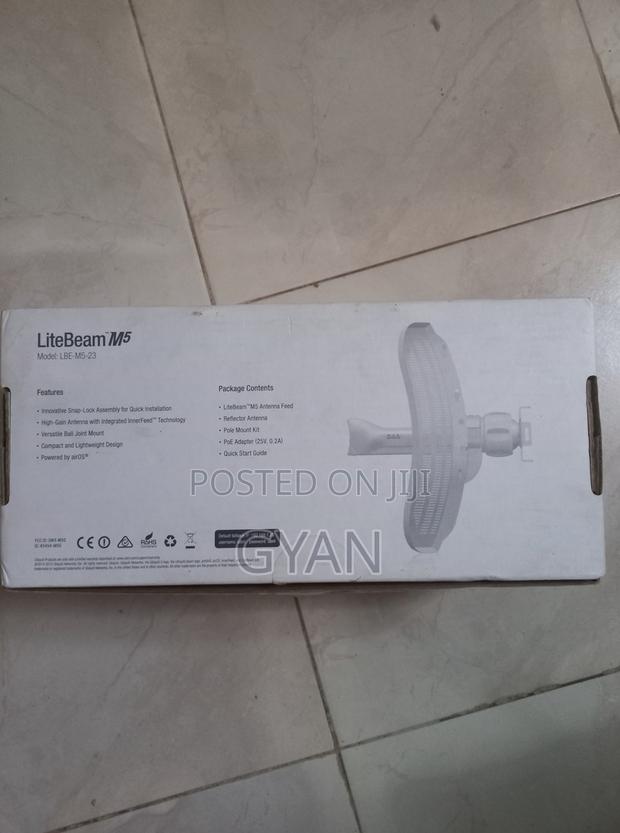 Ubiquiti Litebeam M5 – 5ghz, 23dbi, 100+ MBPS