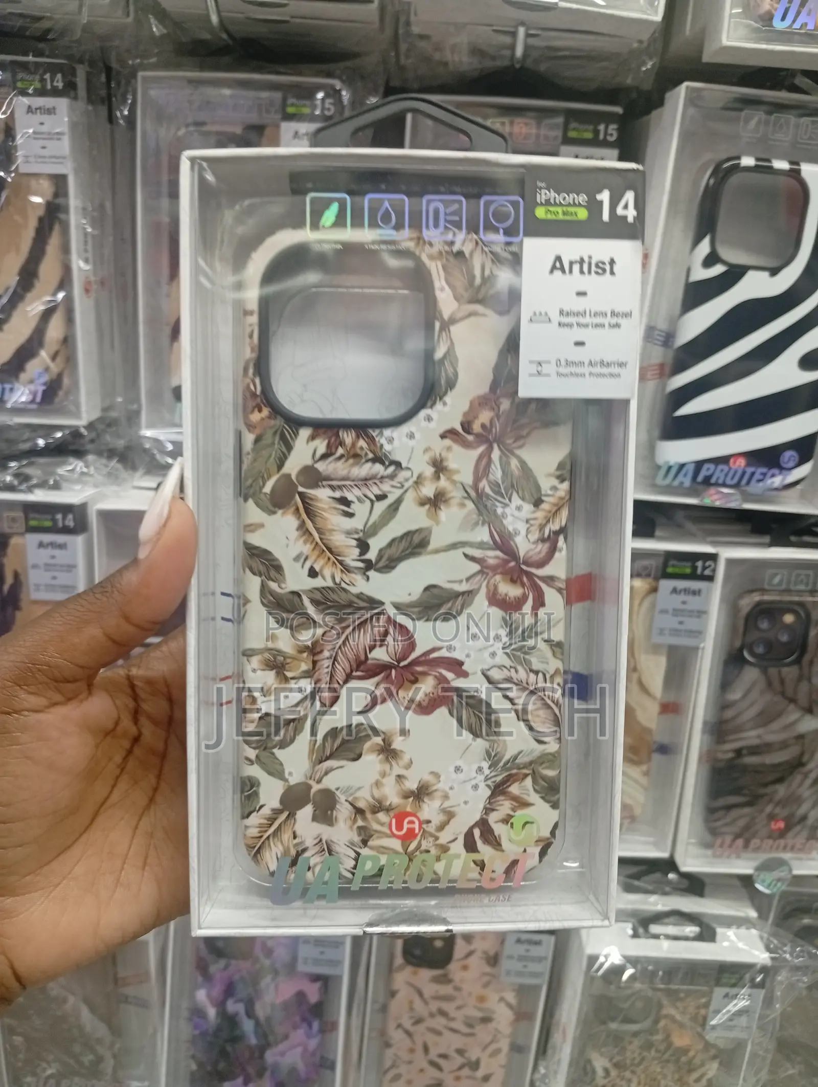 Botanical Floral Design Suitable for the Apple iPhone 14 Pro Max.