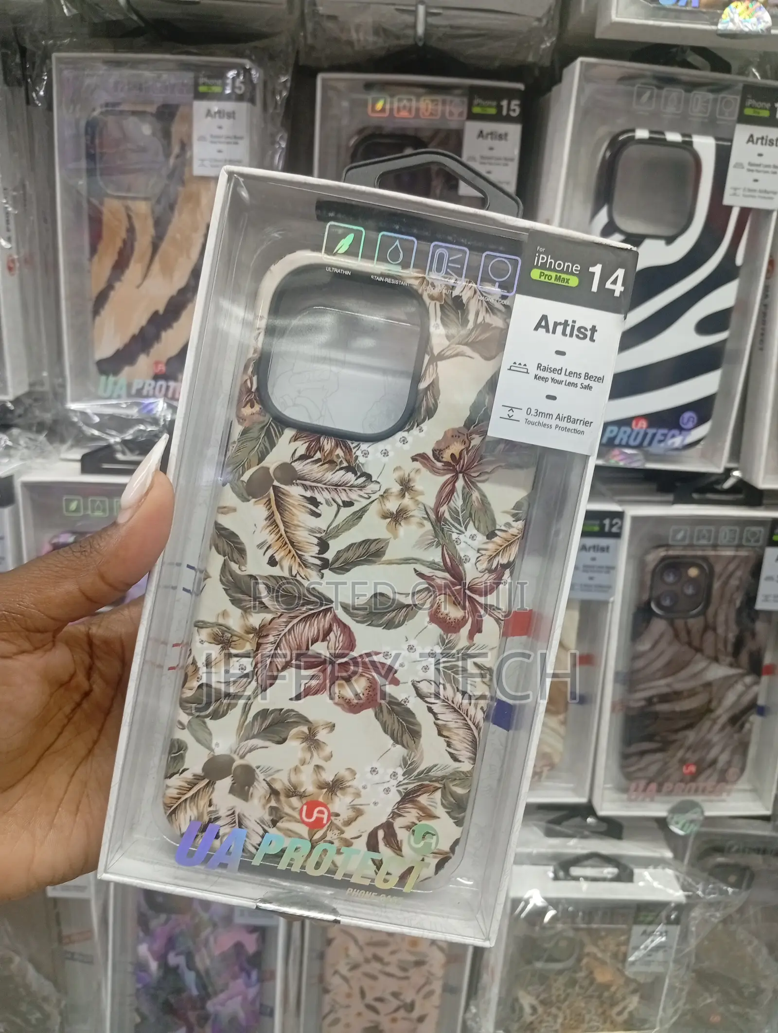 Botanical Floral Design Suitable for the Apple iPhone 14 Pro Max.
