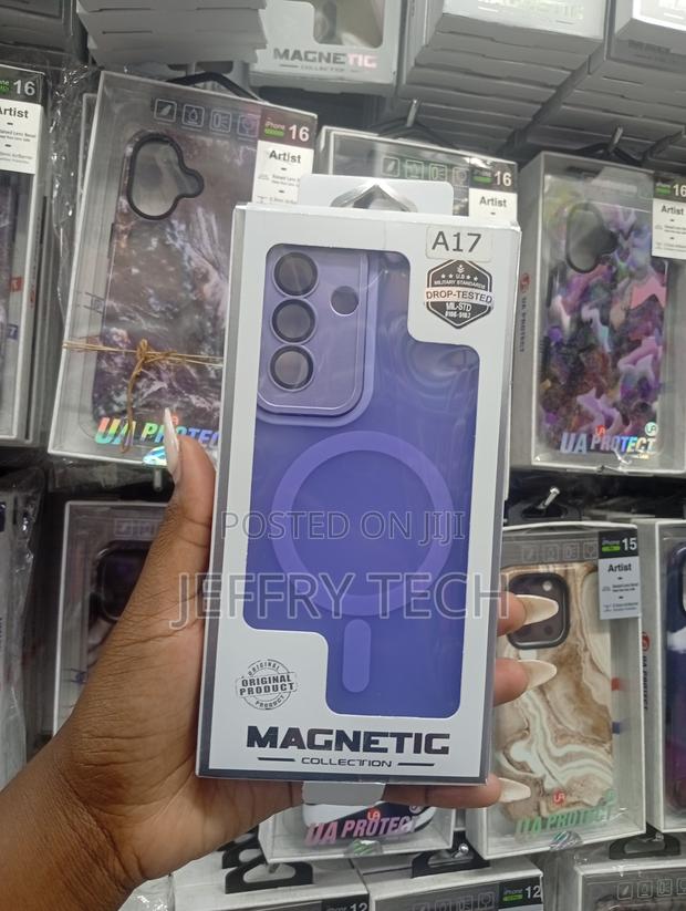 Matte Frost Translucent Case for Camera Cover Deep Purple Samsung A17
