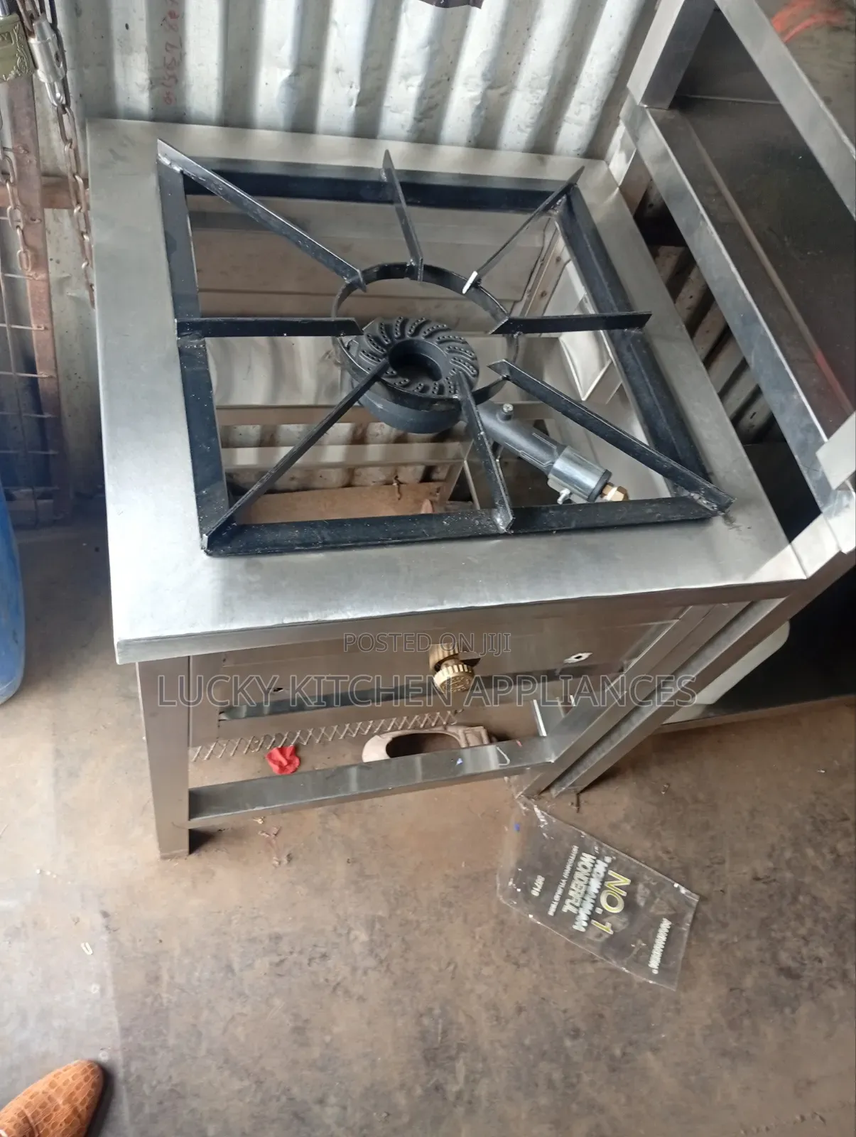 Stainless Steel Single High Pressure Burner.