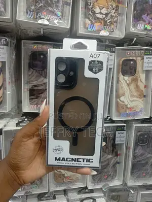 Pu+Pc Magnetic Matte Camera Lens With Magsafe Samsung A07 Case