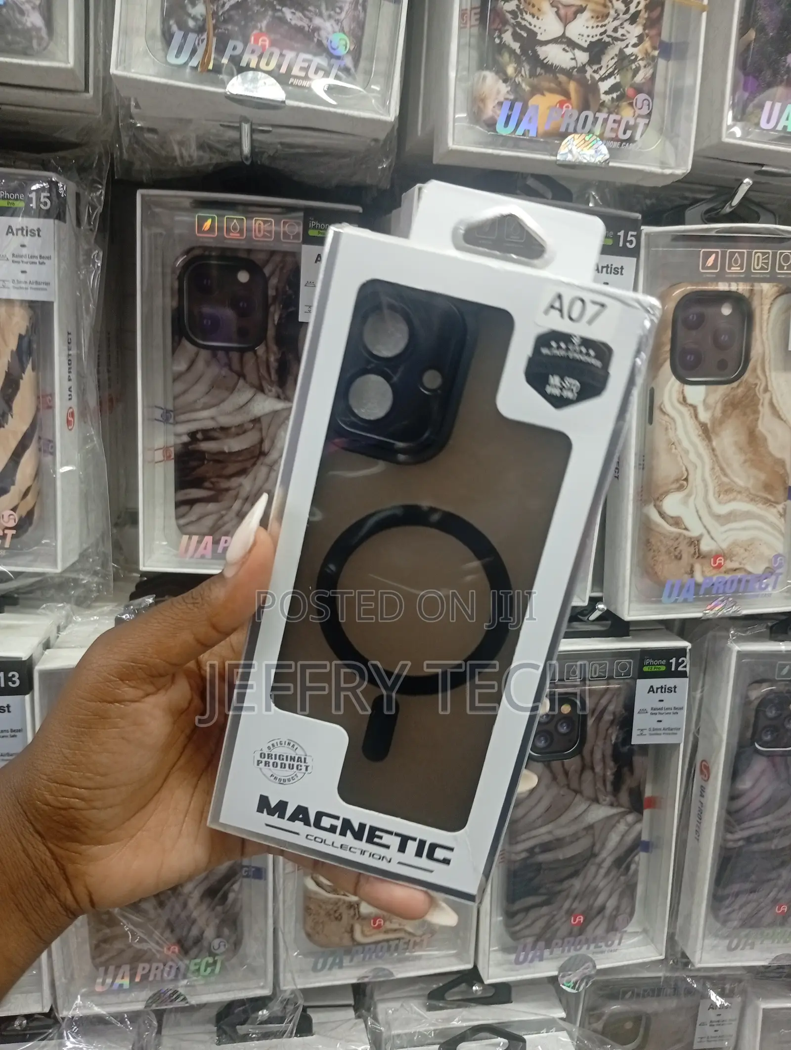 Pu+Pc Magnetic Matte Camera Lens With Magsafe Samsung A07 Case
