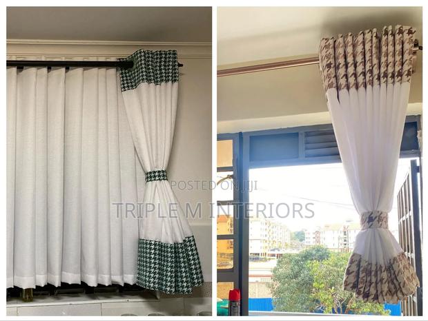 Soft Fabric Kitchen Curtains for Cozy Cooking Spaces - main view