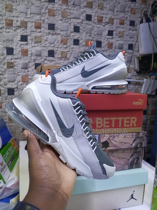 Airmax Pulse in "Grey White and Orange Colourway". - main view
