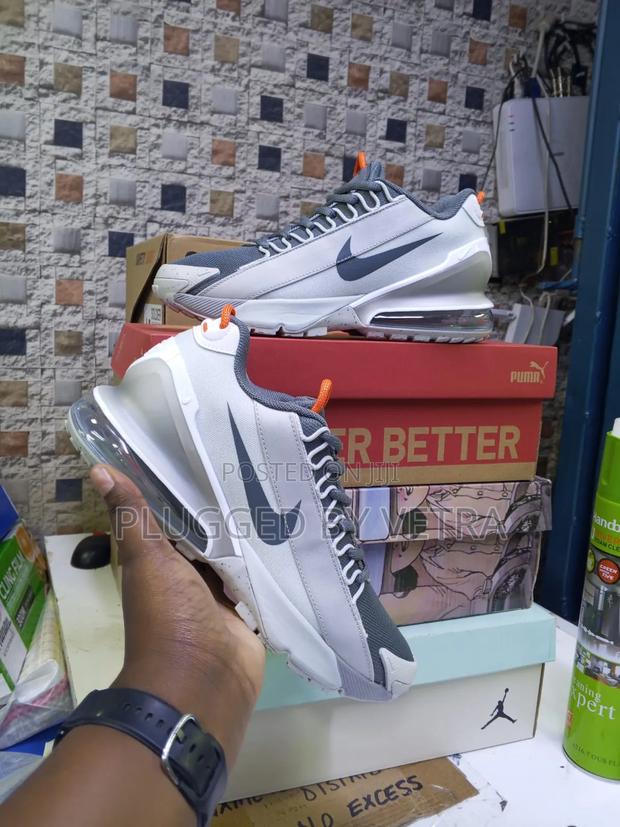 Airmax Pulse in "Grey White and Orange Colourway". - thumbnail 2