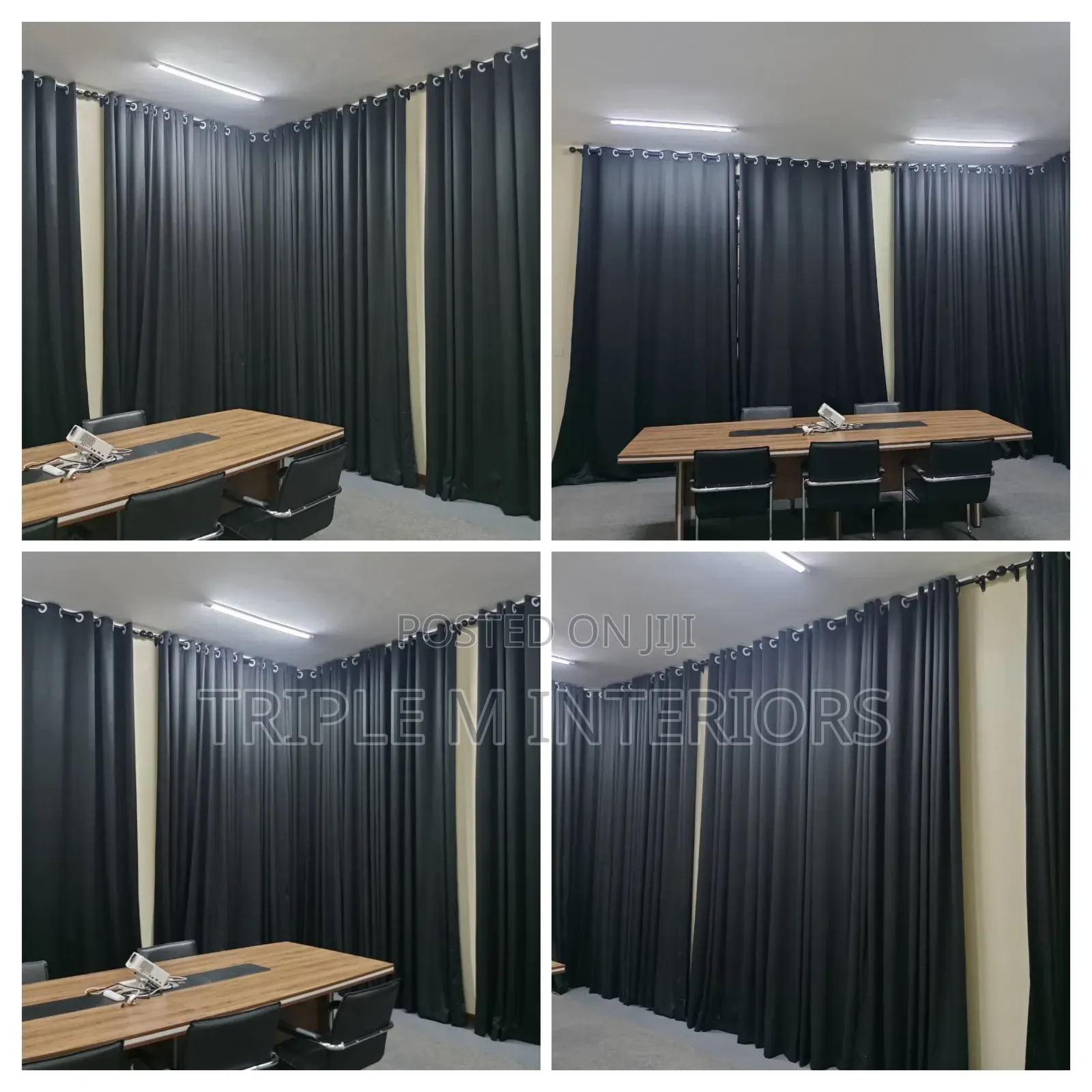 Graphite Tone Window Curtains for Modern Homes