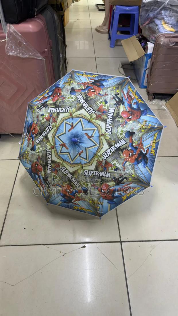 Boys Kids Cartoon Themed Umbrellas - thumbnail 2