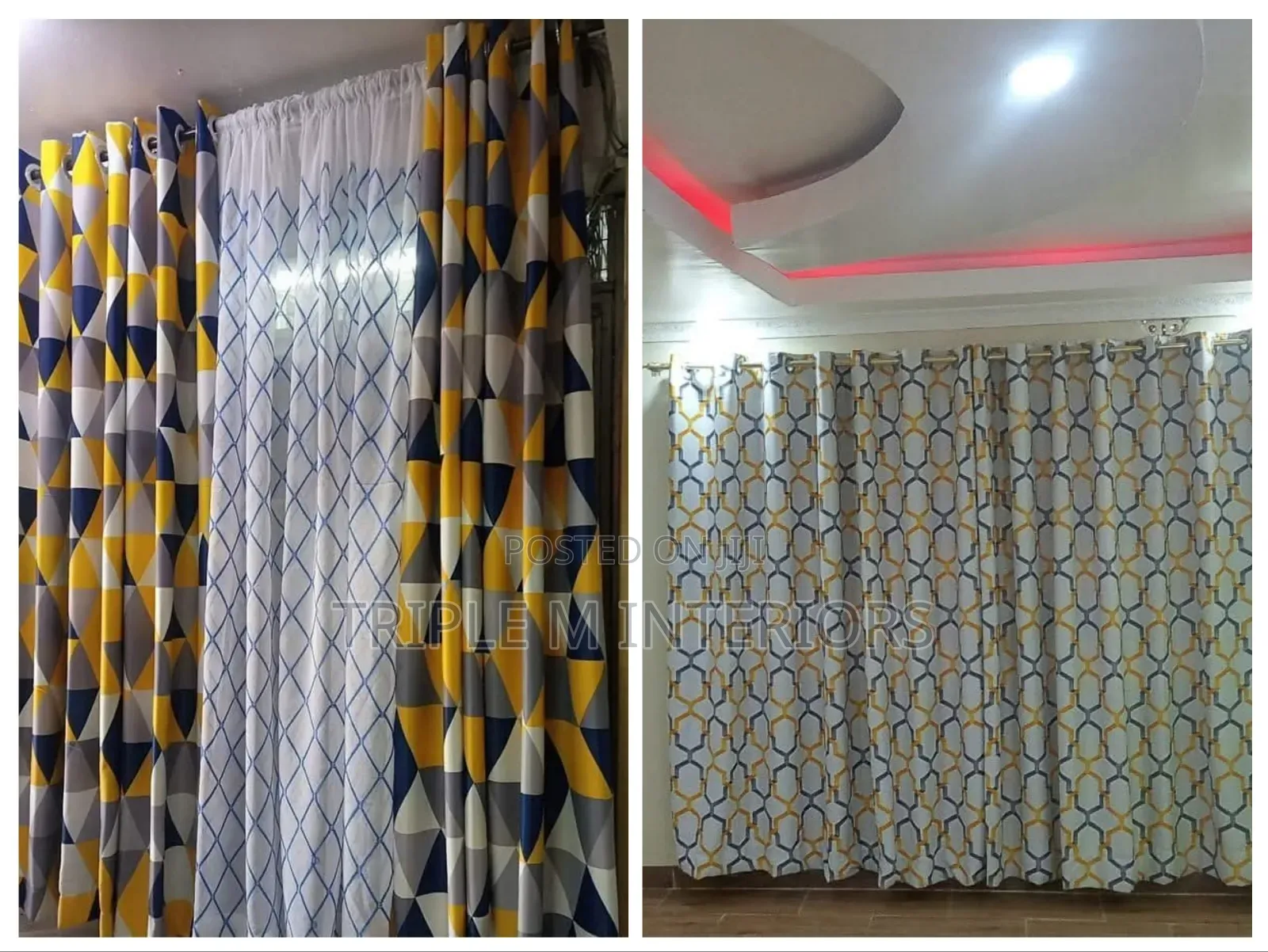 Creative Print Window Drapery for Stylish Rooms