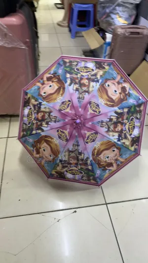 Girls Kids Cartoon Themed Umbrellas