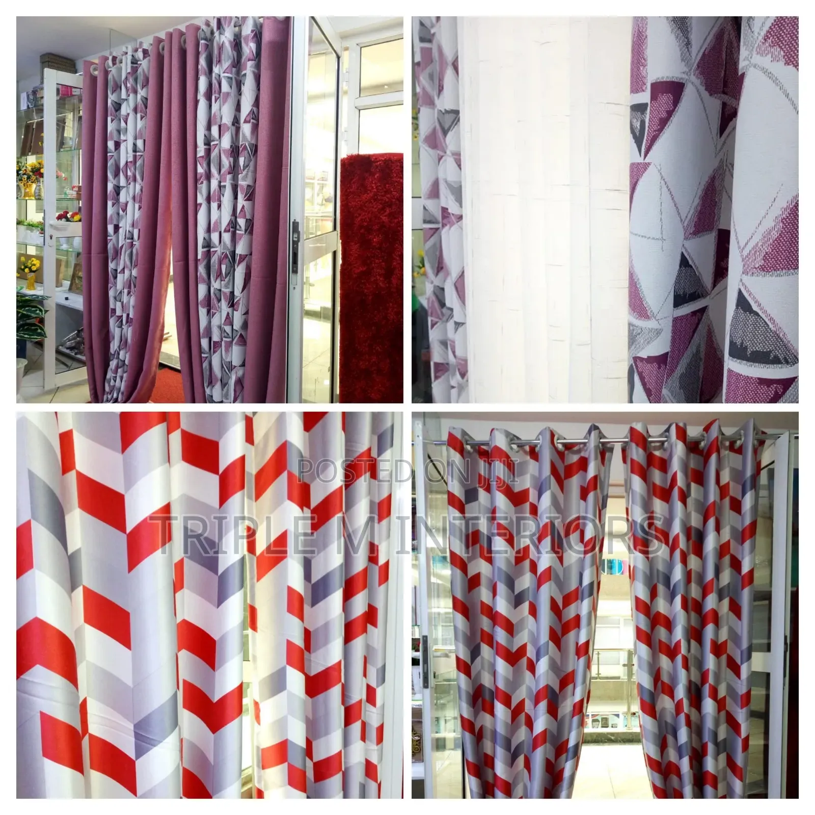 Bold Printed Curtain Panels for a Stylish Statement
