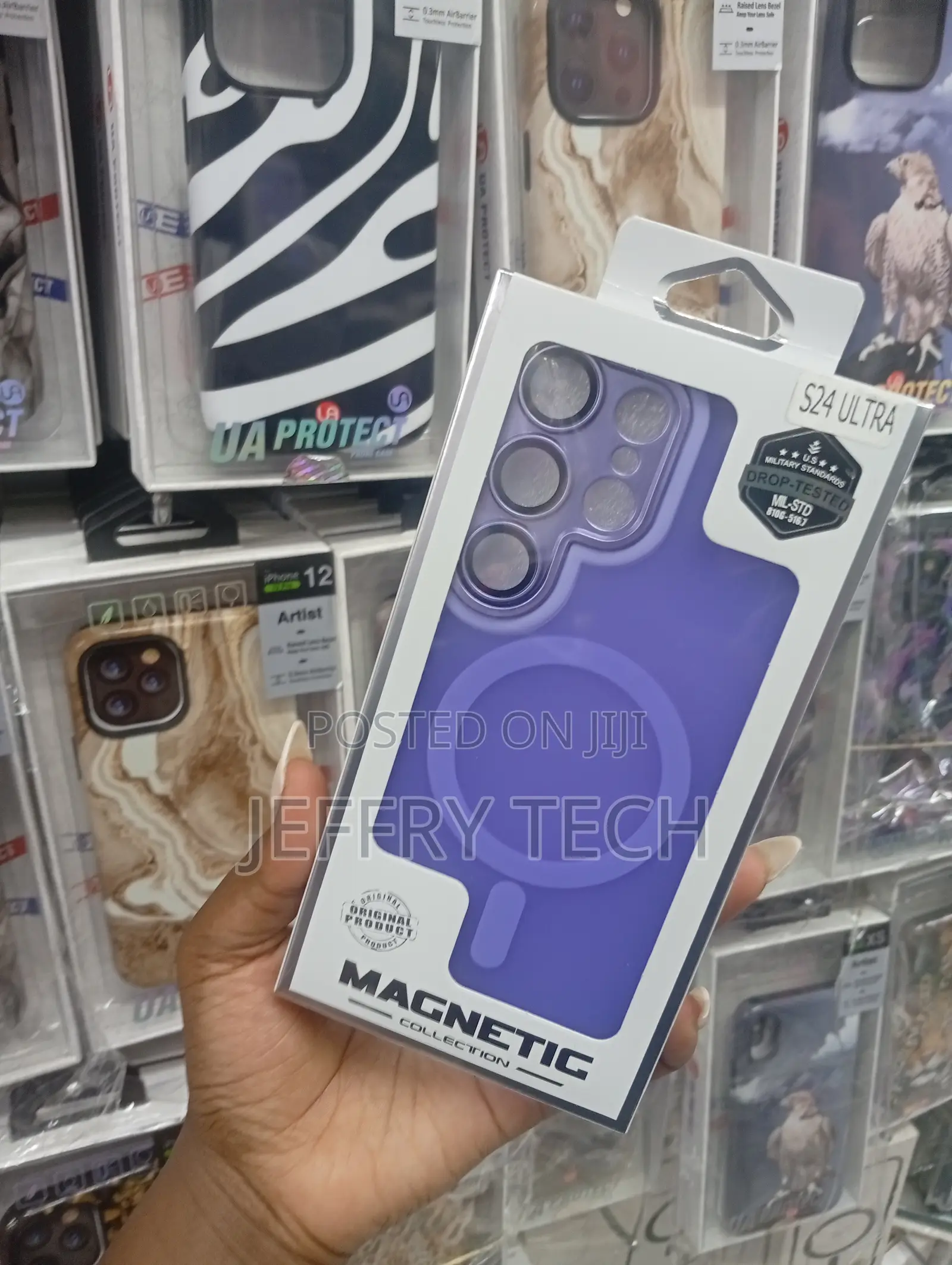 Samsung Galaxy S24 Ultra Case Hard [E With Magsafe Wireless Charging]
