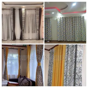 Modern Pattern Blend Curtains for Interior Harmony