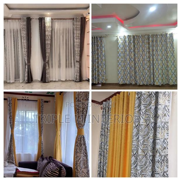 Modern Pattern Blend Curtains for Interior Harmony
