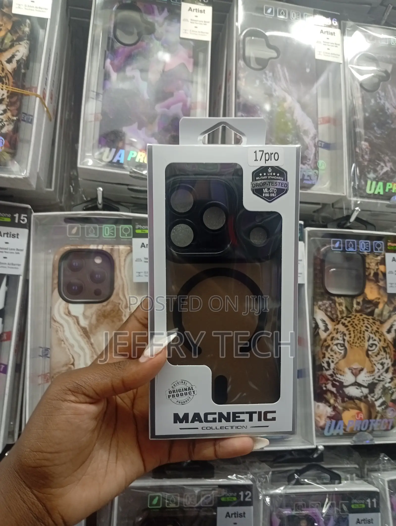 Magnetic Phone Case Designed for an iPhone 17 Pro, Featuring Mil-STD D