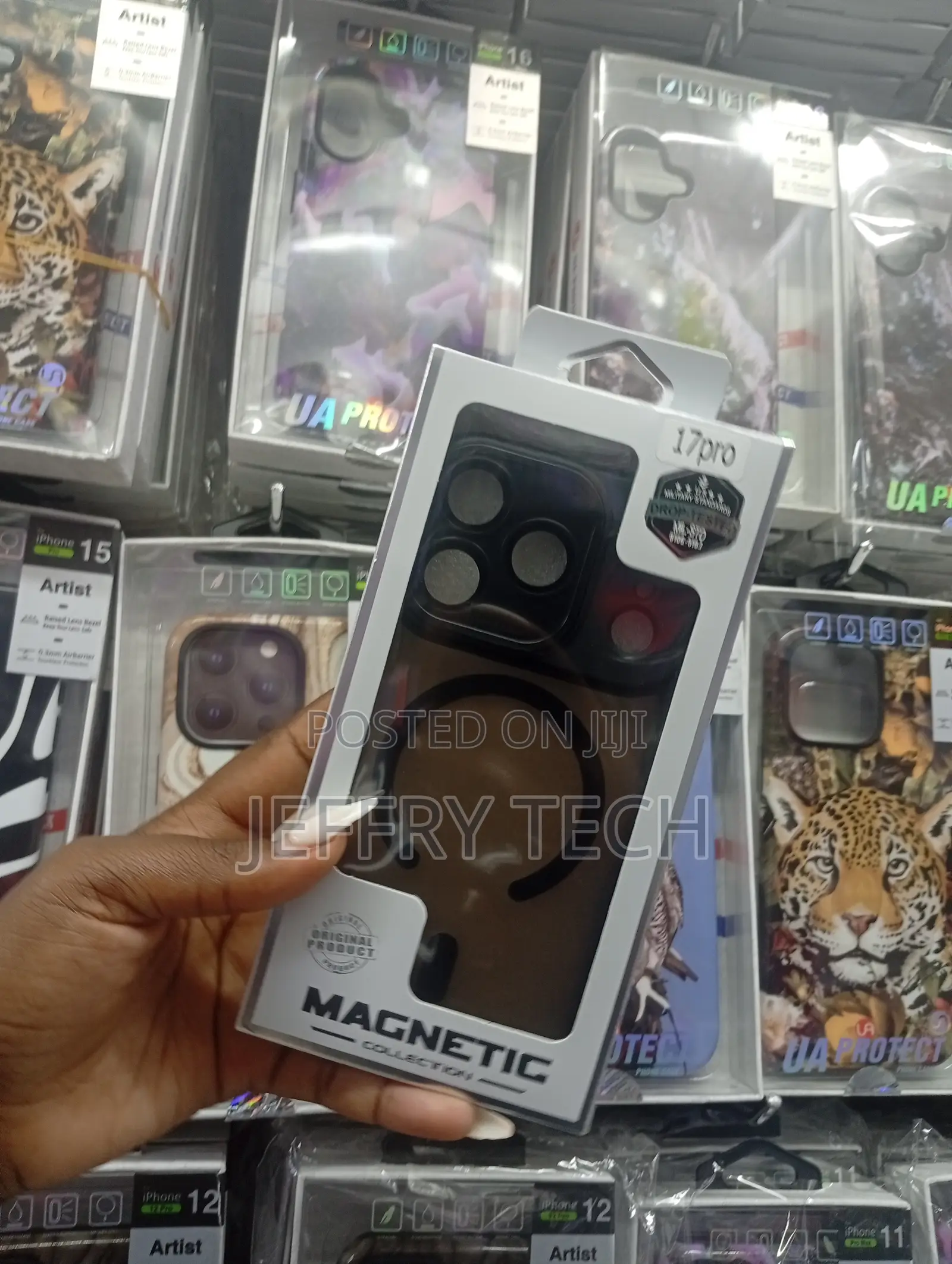 Magnetic Phone Case Designed for an iPhone 17 Pro, Featuring Mil-STD D