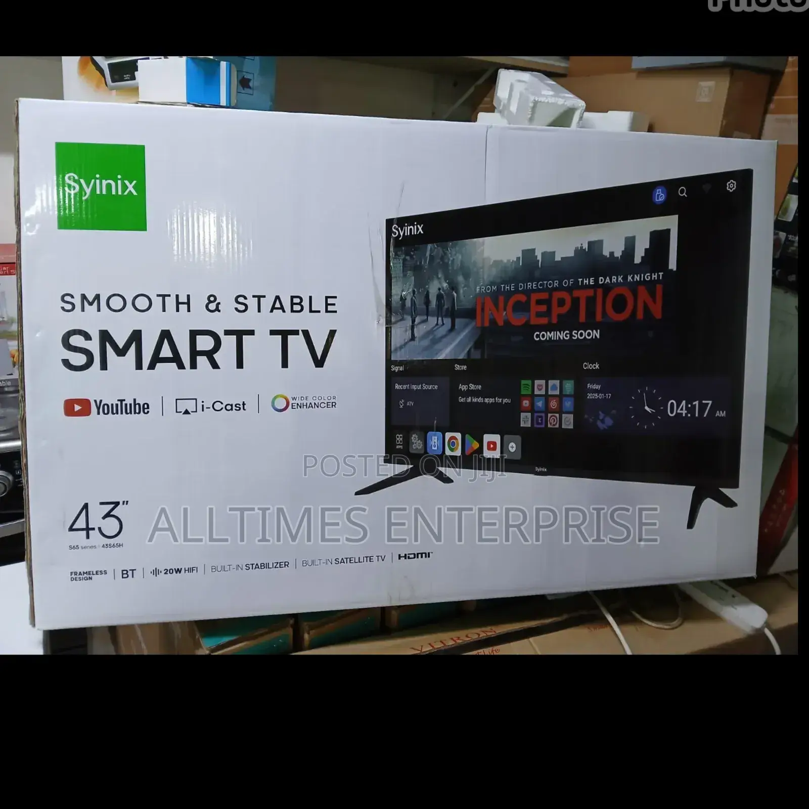 Syinix 43 Inch Smart Tv - 43s65h