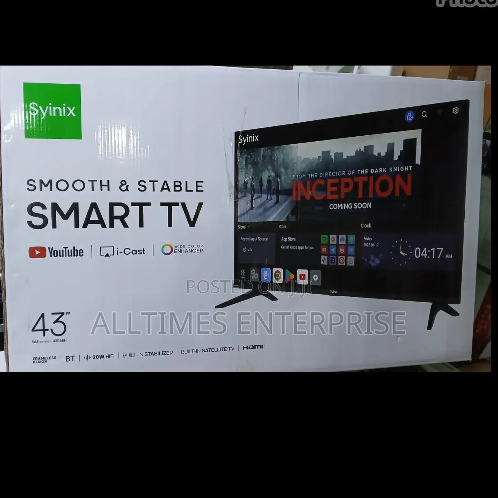 Syinix 43 Inch Smart Tv - 43s65h
