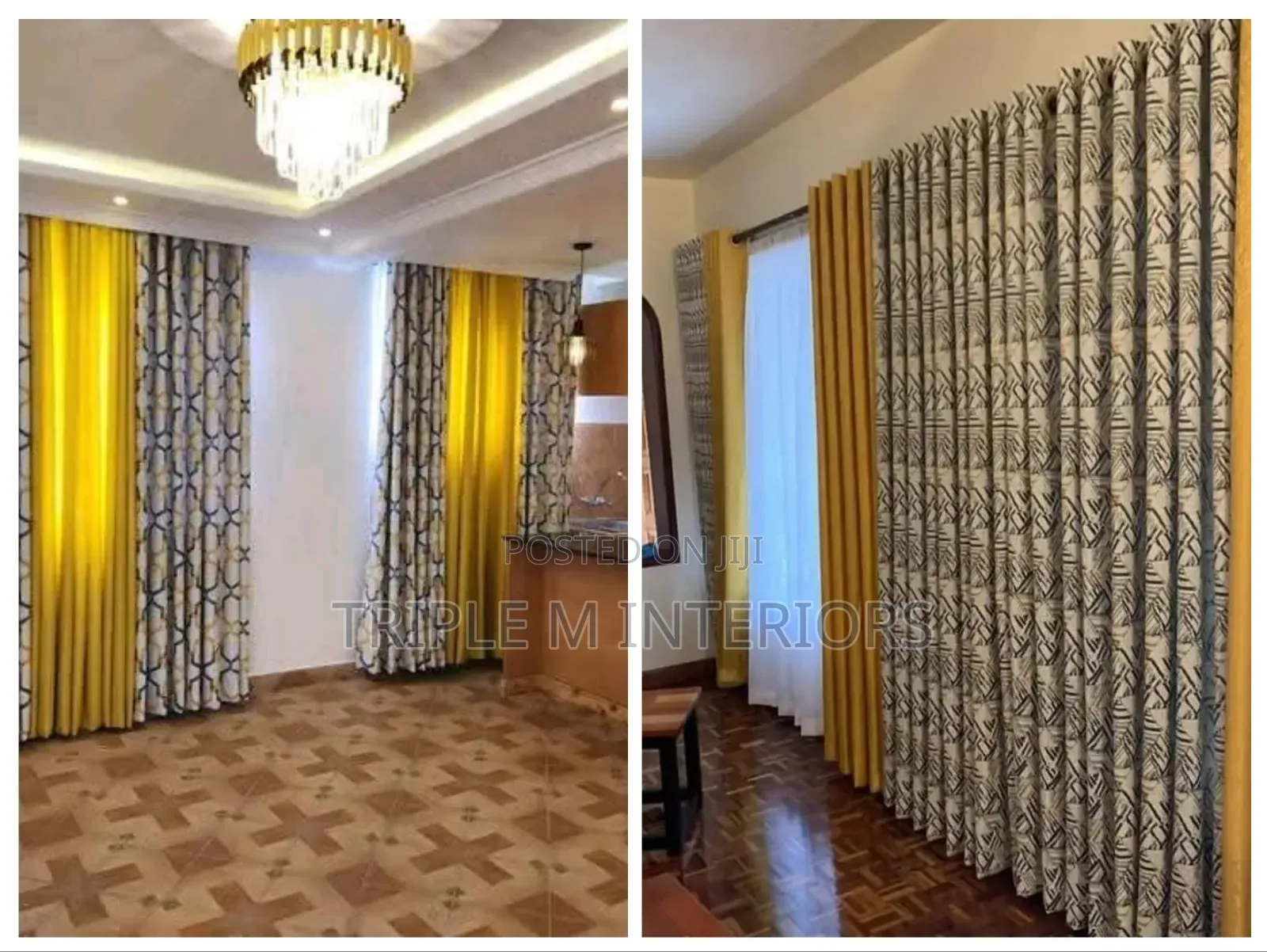 Stylish Print Match Curtains for Coordinated Room Décor