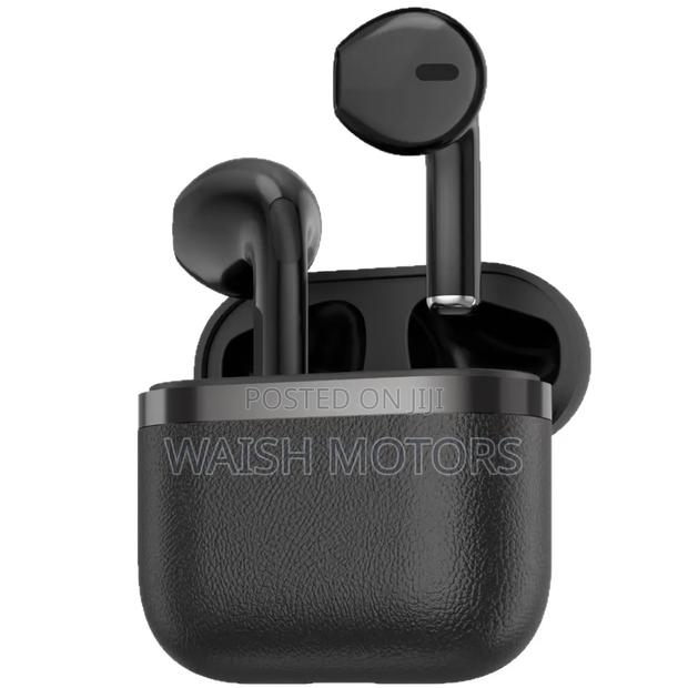 Leather Texture Bluetooth Earphones - main view