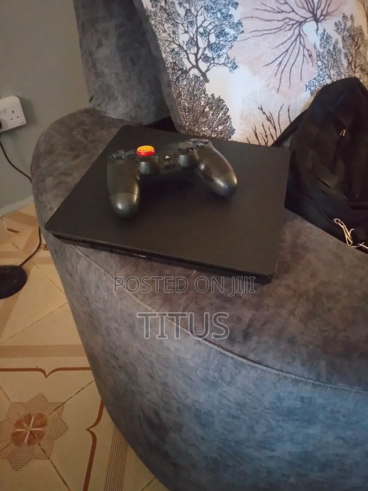 Playing Station Console