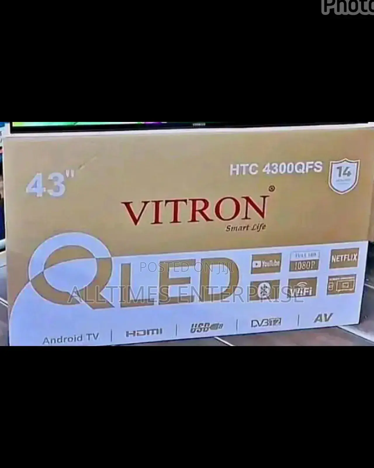 43" Qled Vitron Tv Youtube Netflix Bluetooth Chromecast