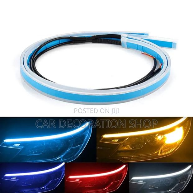 2pc Led Flexible Daytime Running Lights DRL Turning Indicator STRPS - main view