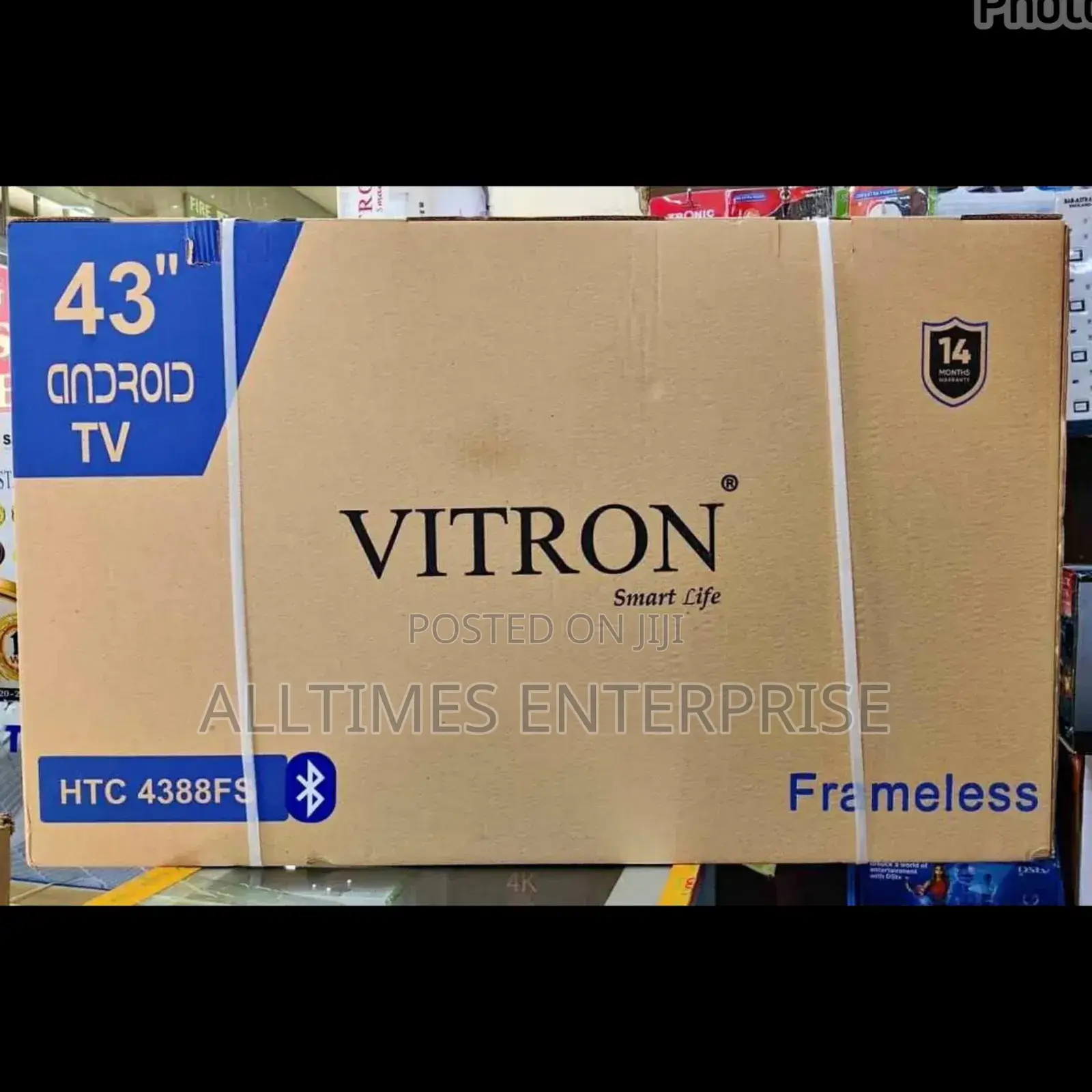 Vitron 43" Smart Android Tv Bluetooth