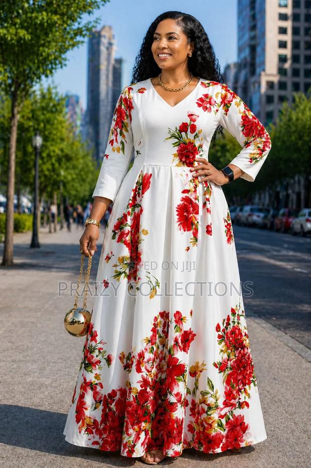 Beautiful Floral Senori Maxi Dress - thumbnail 3