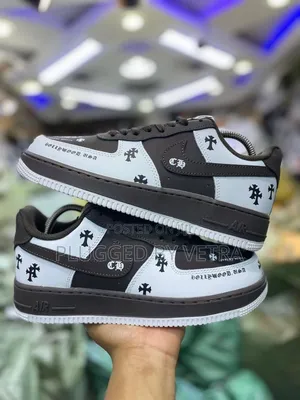 Airforce 1 Chrome Hearts -Coffee/White Colourway
