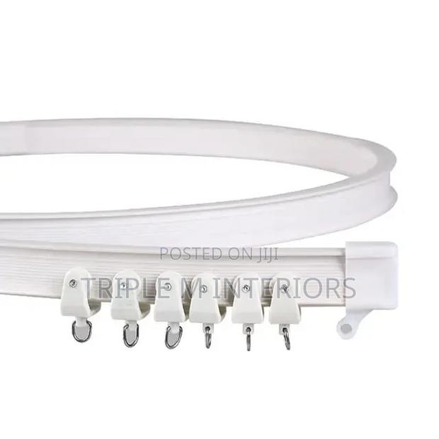 Smooth Curve Aluminum Curtain Rail System - main view