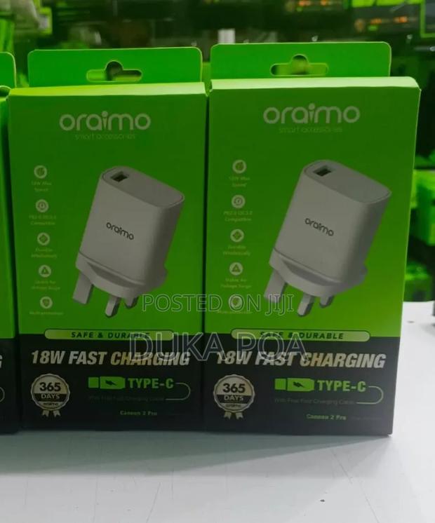 Oraimo Type C Fast Charger 18w